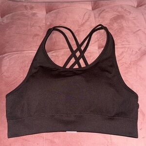Chocolate Brown Sports Bra